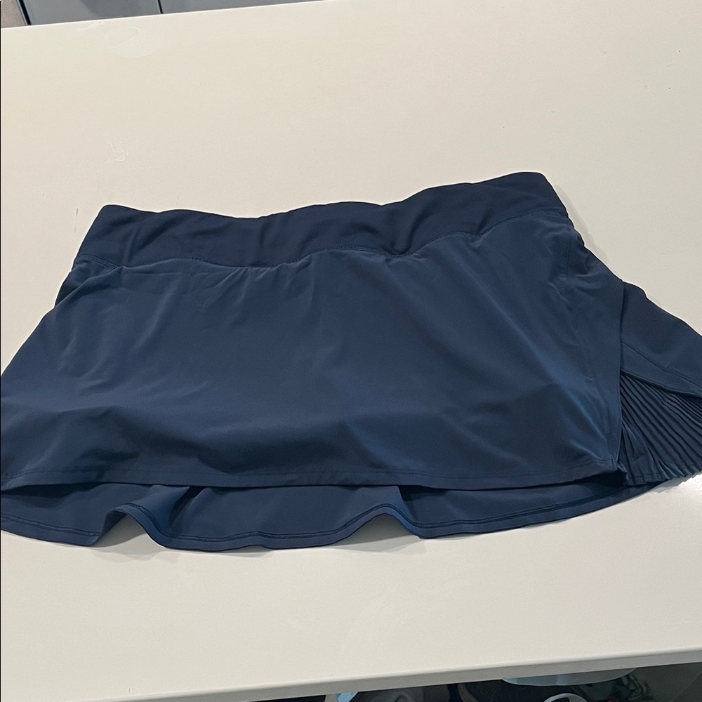 Lululemon Women’s Deep Navy Tennis Skirt Skort (Size 14)